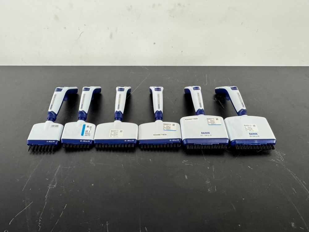 Image of Rainin Pipet-Lite XLS Electronic Multichannel Pipettes - Quantity 6